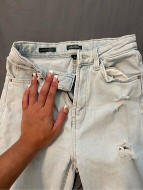 wild fable Light Blue Distressed High-Rise Women's Jeans